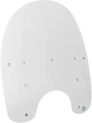 Memphis Shades MEP6330 Clear Windshield (Replacement Plastic For Harley-Davidson 19" Replacement Shield Fx/R/D/L)
