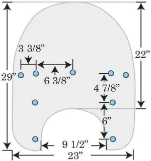 Memphis Shades Standard Windshield for Harley with OEM Mounts (17") (Clear) Compatible with 95-16 Harley FLHR2
