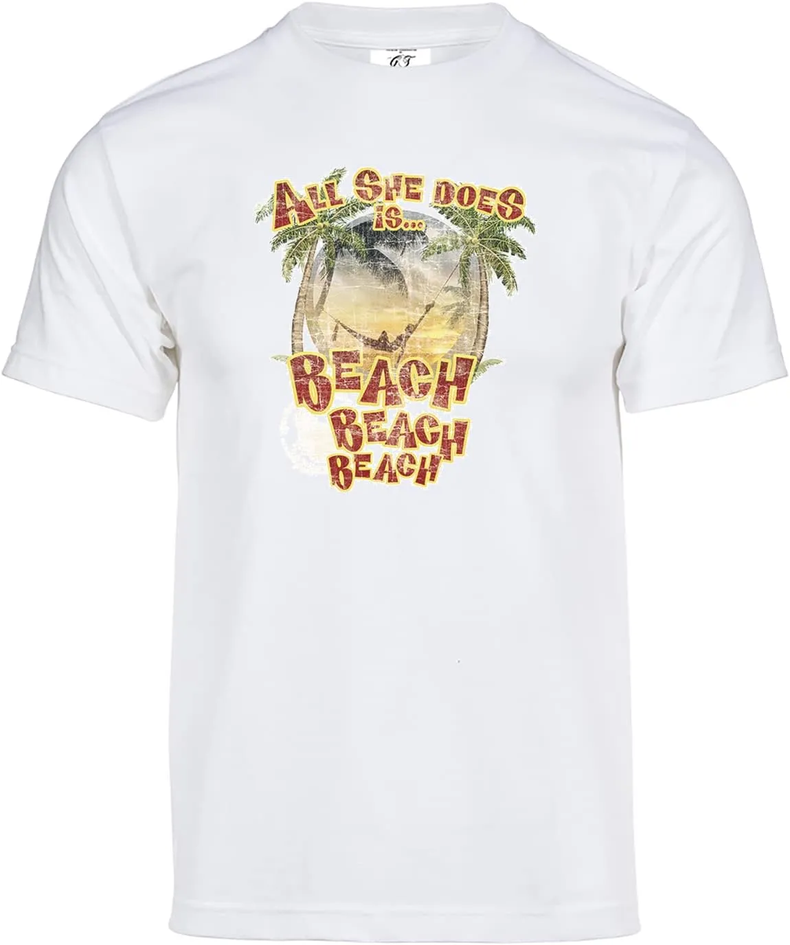 Mens Beach Beach Beach Solar Magic Changing Short-Sleeve T-Shirt