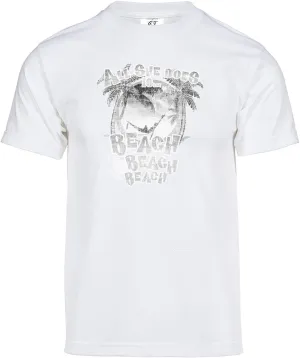 Mens Beach Beach Beach Solar Magic Changing Short-Sleeve T-Shirt