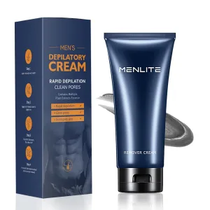 Men's Hair Remover- Premium Depilatory Cream, Skin Friendly Hair Remover Cream For Women and Men, Suitable for sensitive skin, Painless, Soothing (3.38 Fl Oz (Pack of 1))