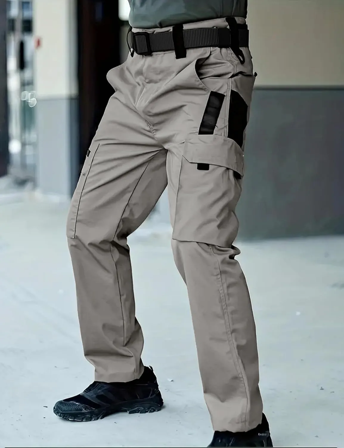 Men's Hiking Tactical Pants Lightweight Work Cargo Pants Waterproof Outdoor Trousers Pants for Men