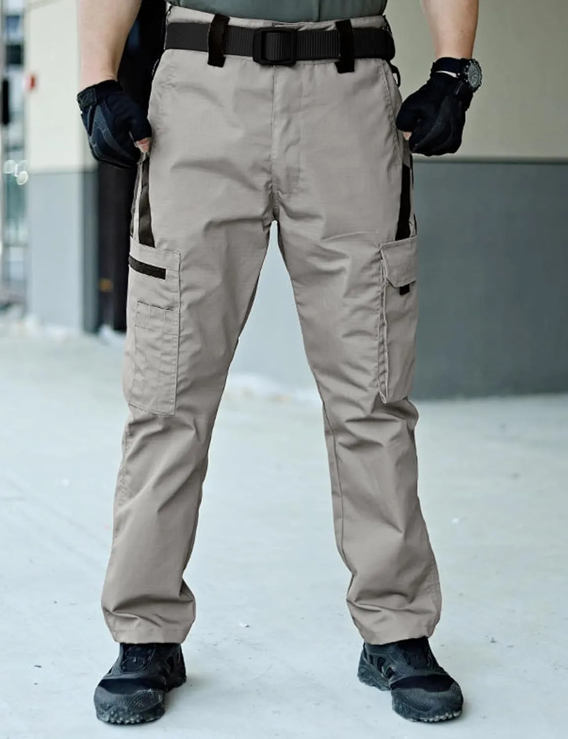 Men's Hiking Tactical Pants Lightweight Work Cargo Pants Waterproof Outdoor Trousers Pants for Men