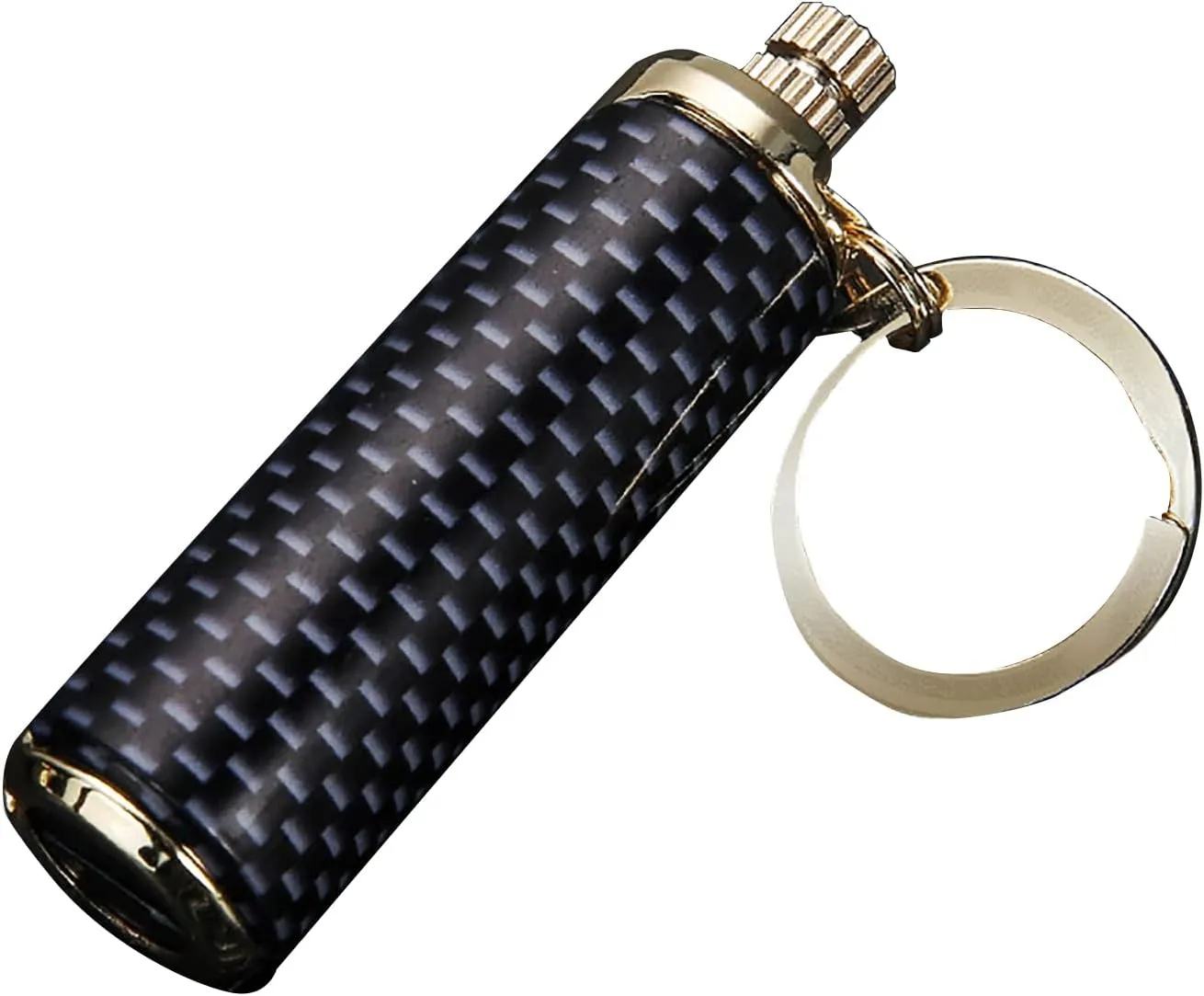 Metal Match Flint Lighter Kerosene Oil Metal Keychain Camping Tool Match Matchstick Fire Starter Keychain Flint Metal Immortal Lighter,02,2.5 * 0.75 * 0.63 inches