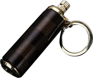 Metal Match Flint Lighter Kerosene Oil Metal Keychain Camping Tool Match Matchstick Fire Starter Keychain Flint Metal Immortal Lighter,04,2.5 * 0.75 * 0.63 inches