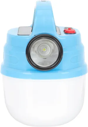 Mikikit Solar Rechargeable Camping Lantern Compact Handheld LED Light for Outdoor Use for Tents Emergency Situations and Lightweight and Easy to Carry