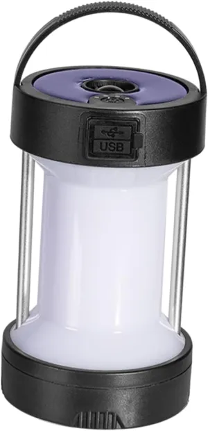 Milisten Hanging Tent Lamp Portable Camping Light with Handheld Design Durable and Lightweight LED Lantern for Outdoor Activities Hiking Fishing and Picnics