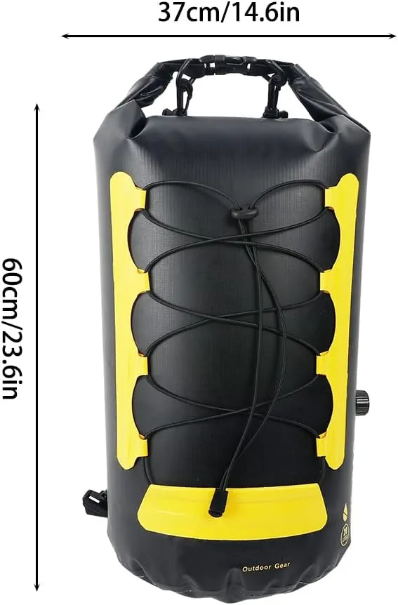 MiOYOOW 20L Dry Bag, IPX6 Waterproof Floating Dry Backpack Lightweight Sacks Bags With Roll Top for Boating Canoeing Camping Rafting Swimming Beach Hiking