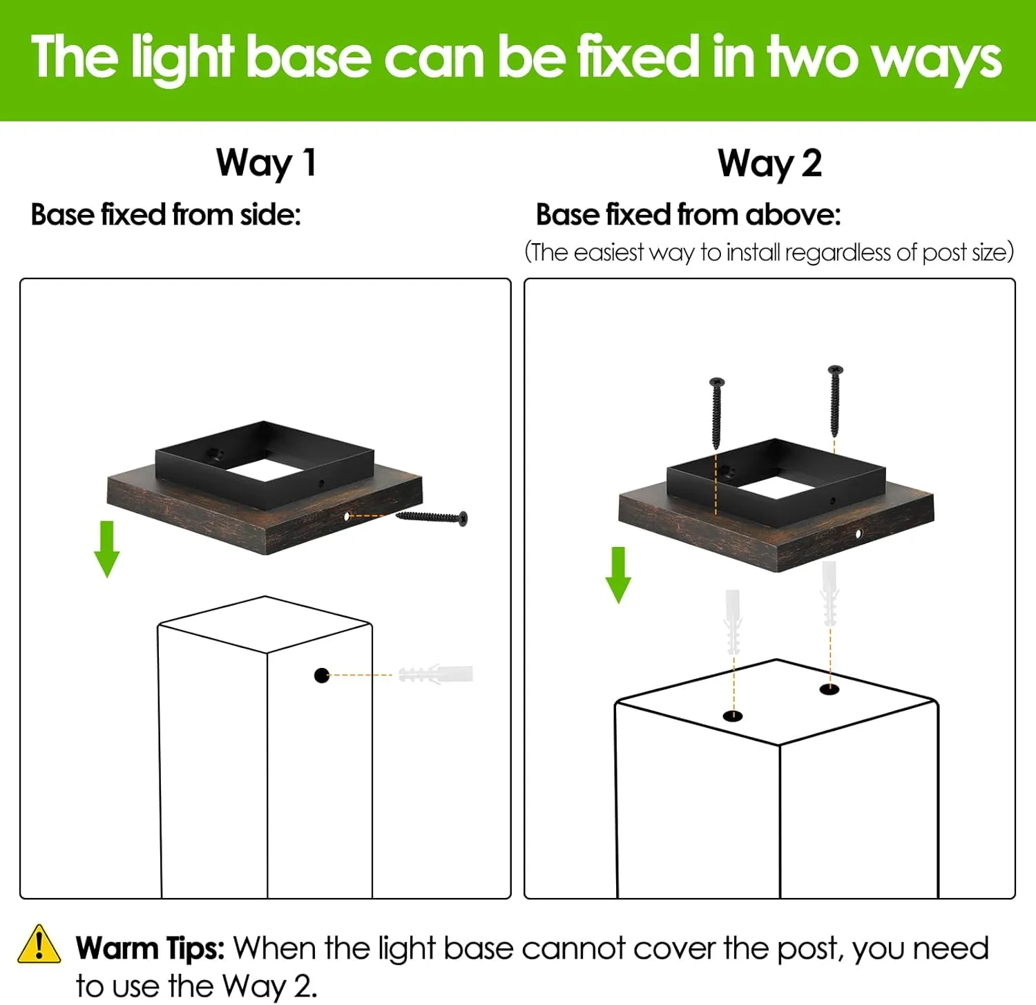 Mlambert 8 Pack Solar Post Lights Outdoor, Waterproof Fence Cap Lights for Deck, 4x4 6x6 Wooden Vinyl Outdoor Light with Shinning Effect, Brown