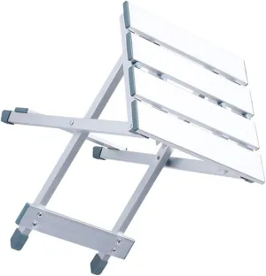 Mobestech 1Pc Portable Folding Stool Lightweight Aluminum Alloy Camping Chair Nonskid and Easy to Store for Fishing Hiking and Outdoor Activities Simple Design for Comfort