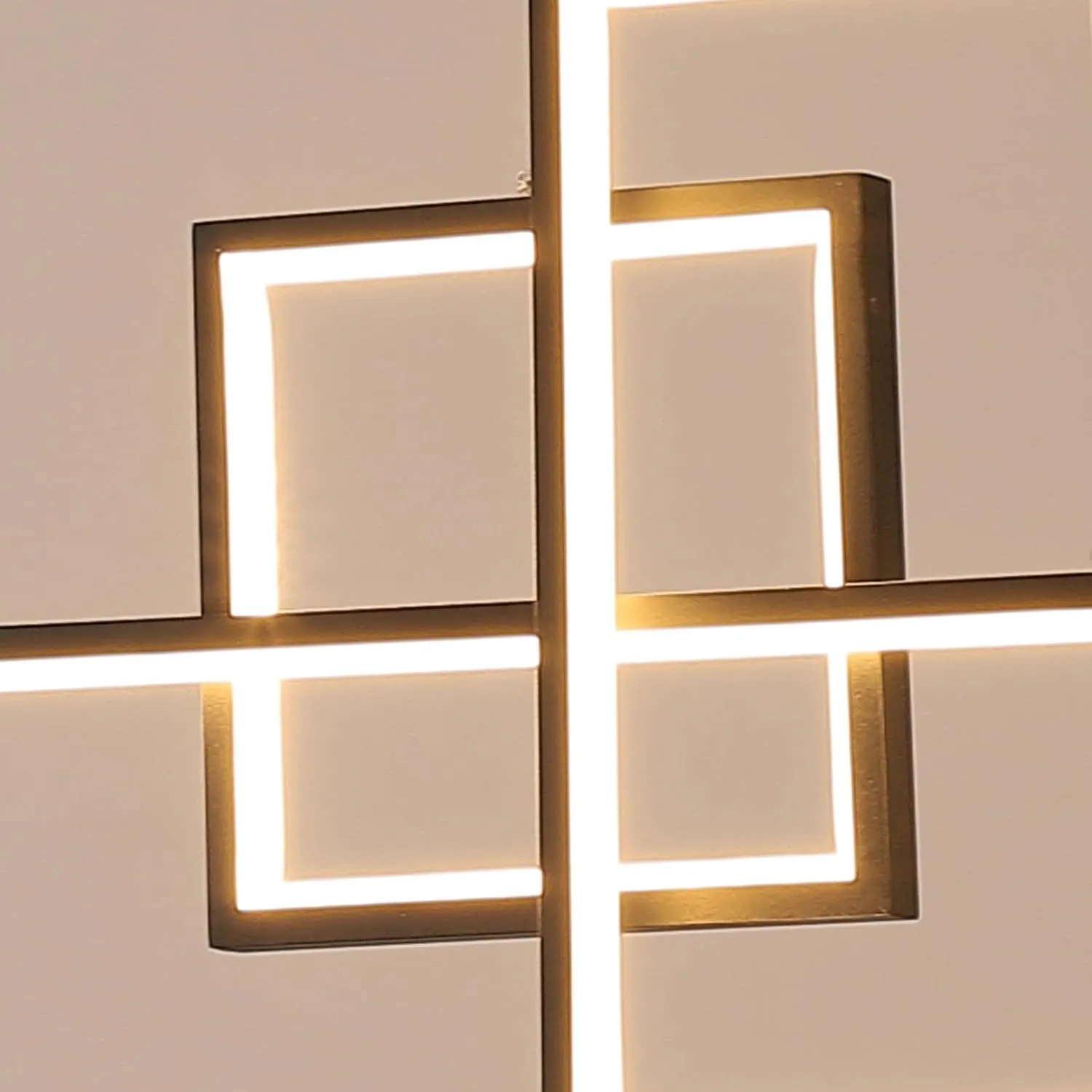 Modern LED Chandelier Lighting, Dimmable Linear Black Pendant Light with Squares, 39in Dining Room Hanging Light Fixture, Kitchen Island Pendant Light for Dining Table Bar (3000lm/50W)