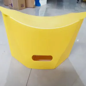 Modern Lightweight Foldable Plastic Stool for Camping and Travel