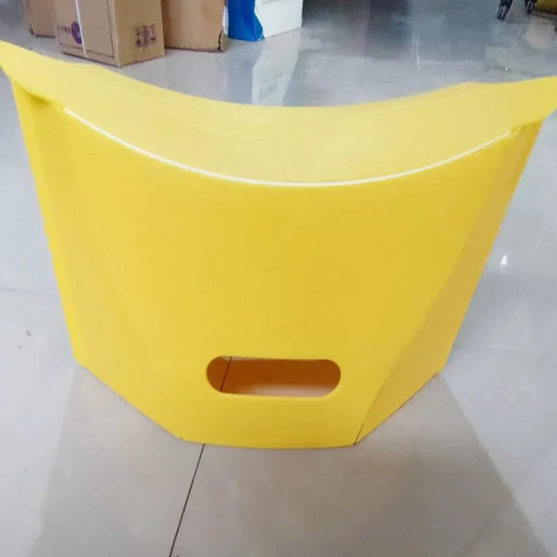 Modern Lightweight Foldable Plastic Stool for Camping and Travel