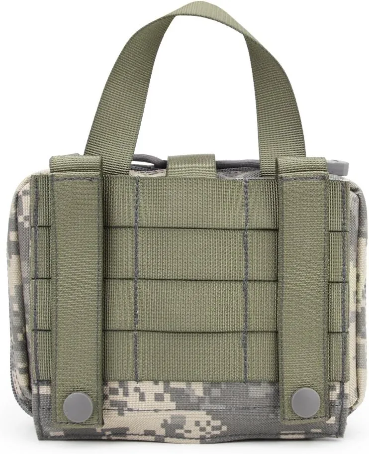 MOLLE Tactical First Aid Pouch Emergency Bag EMT Gear EDC Storage Trauma Kit Pouch Admin Pouch for Hunting Outdoor
