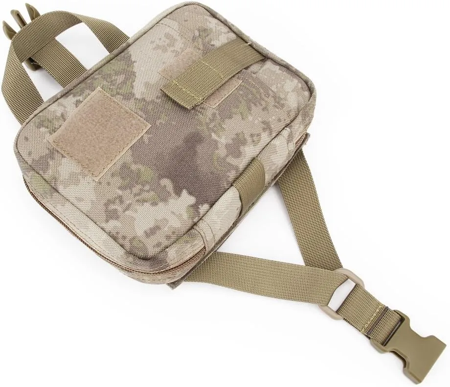 MOLLE Tactical First Aid Pouch Emergency Bag EMT Gear EDC Storage Trauma Kit Pouch Admin Pouch for Hunting Outdoor