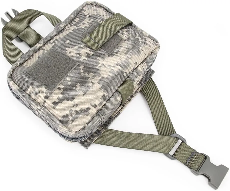 MOLLE Tactical First Aid Pouch Emergency Bag EMT Gear EDC Storage Trauma Kit Pouch Admin Pouch for Hunting Outdoor