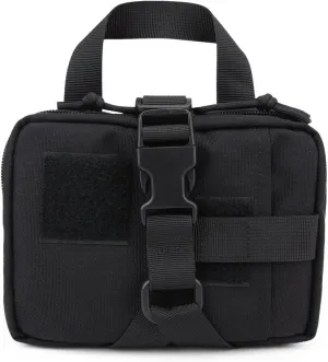 MOLLE Tactical First Aid Pouch Emergency Bag EMT Gear EDC Storage Trauma Kit Pouch Admin Pouch for Hunting Outdoor