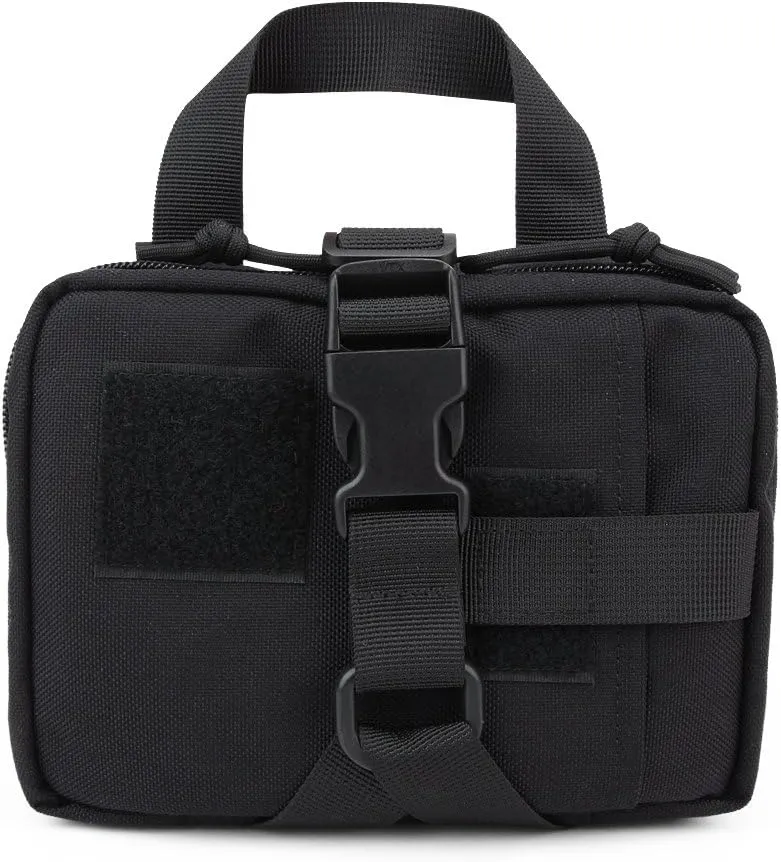MOLLE Tactical First Aid Pouch Emergency Bag EMT Gear EDC Storage Trauma Kit Pouch Admin Pouch for Hunting Outdoor