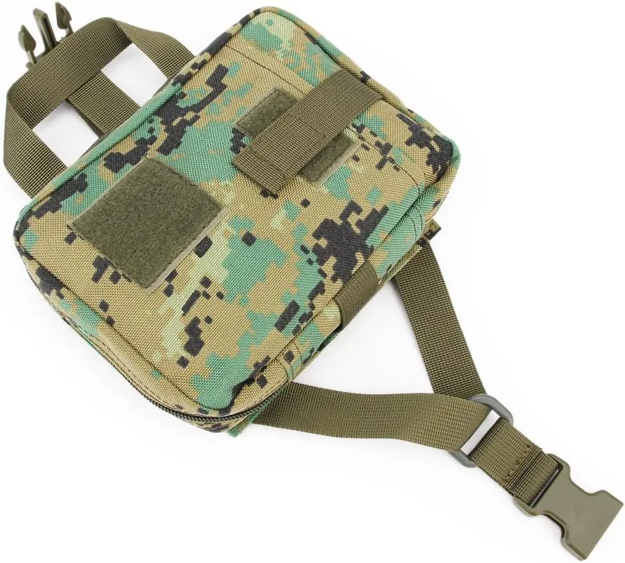 MOLLE Tactical First Aid Pouch Emergency Bag EMT Gear EDC Storage Trauma Kit Pouch Admin Pouch for Hunting Outdoor