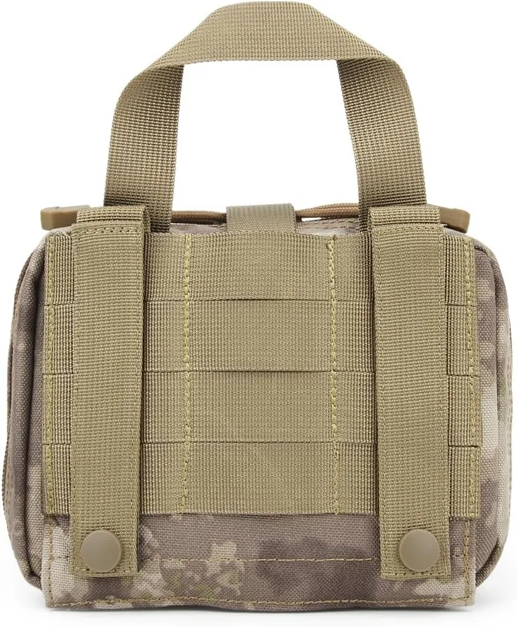 MOLLE Tactical First Aid Pouch Emergency Bag EMT Gear EDC Storage Trauma Kit Pouch Admin Pouch for Hunting Outdoor