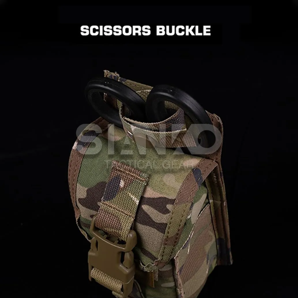 MOLLE Tactical IFAK Pouch,Compact Quick Release First Aid Kit,Outdoor Sport Hunting Airsoft Gear Medical Emergency EMT Bag