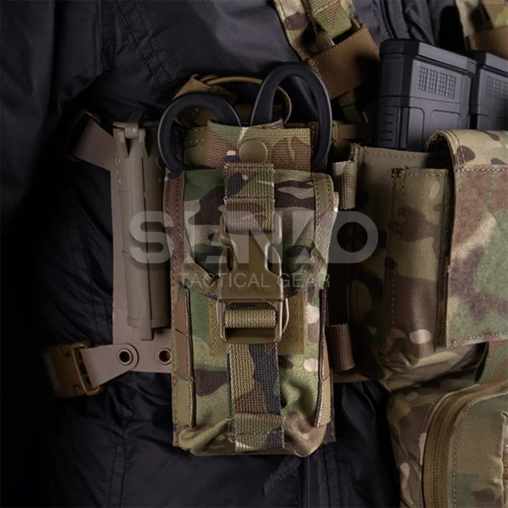 MOLLE Tactical IFAK Pouch,Compact Quick Release First Aid Kit,Outdoor Sport Hunting Airsoft Gear Medical Emergency EMT Bag
