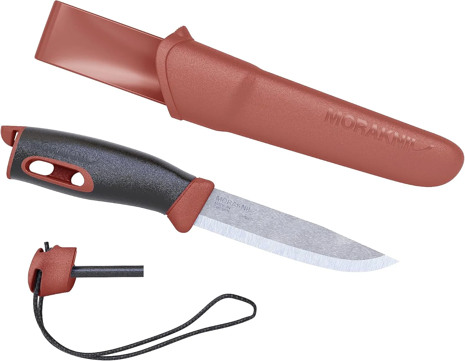 Morakniv Companion Spark 3.9-Inch Fixed-Blade Outdoor Knife and Fire Starter