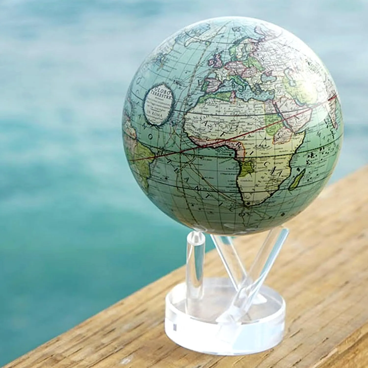 MOVA Globe Antique Terrestrial Green 4.5"