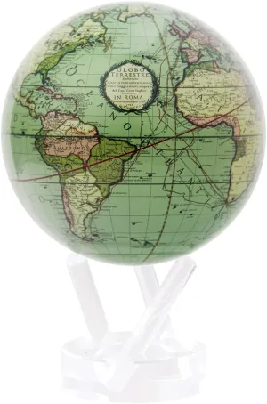 MOVA Globe Antique Terrestrial Green 4.5"