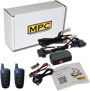 MPC Remote Start Compatible with Chrysler 300 2011-2017, Pacifica 2015-2017, Dodge Challenger 15-17, Charger 11-17 || Plug N Play || (2) Extended Range 4 Button 2-Way Remotes || USA Tech Support