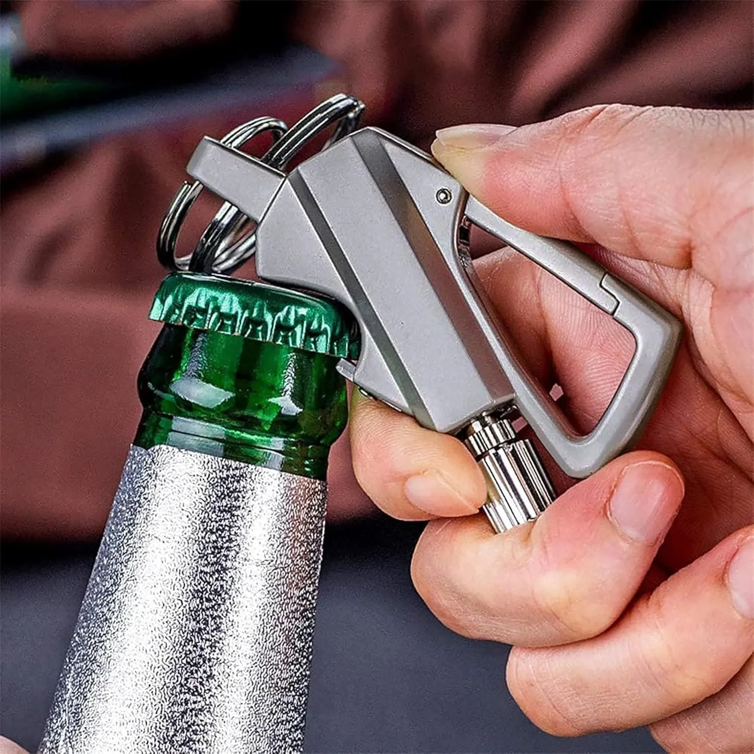 Multi Function Keychain Bottle Opener, Reusable Survival Fire Starter Lighter, Kerosene Rechargeable Lighter, Best Gift Ideas and Emergency Survival Gear (Color : Ancient Sword)