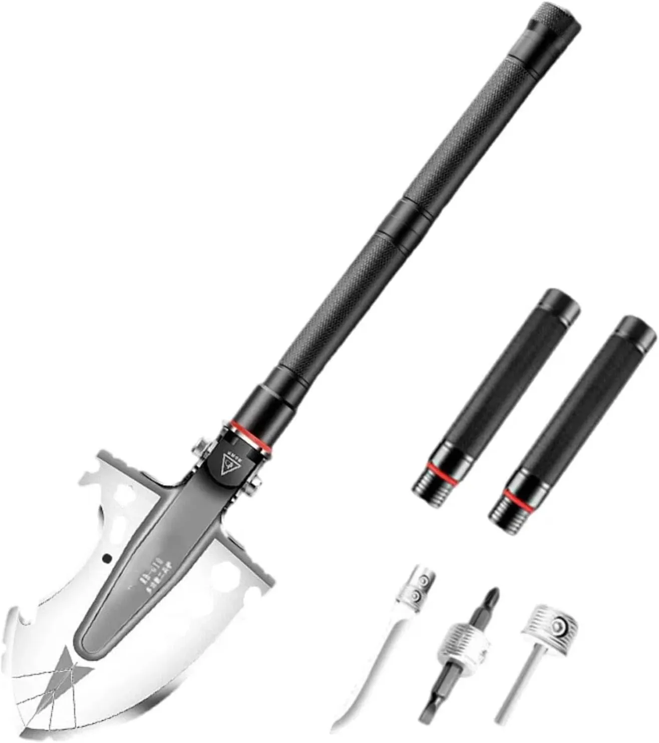 Multi Functional Engineer Shovel Outdoor Tool Flint Detachable Shovel Anti-Skid Extended Outdoor Camping Suit