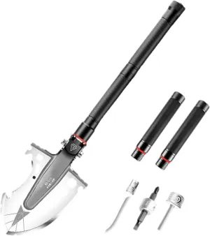 Multi Functional Engineer Shovel Outdoor Tool Flint Detachable Shovel Anti-Skid Extended Outdoor Camping Suit