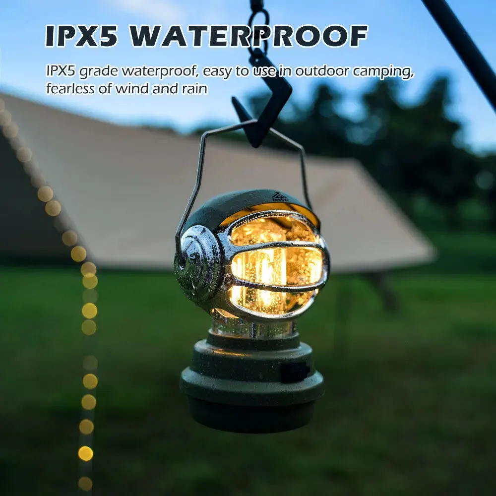 Multifunctional Camping Light 3 Modes Rechargeable