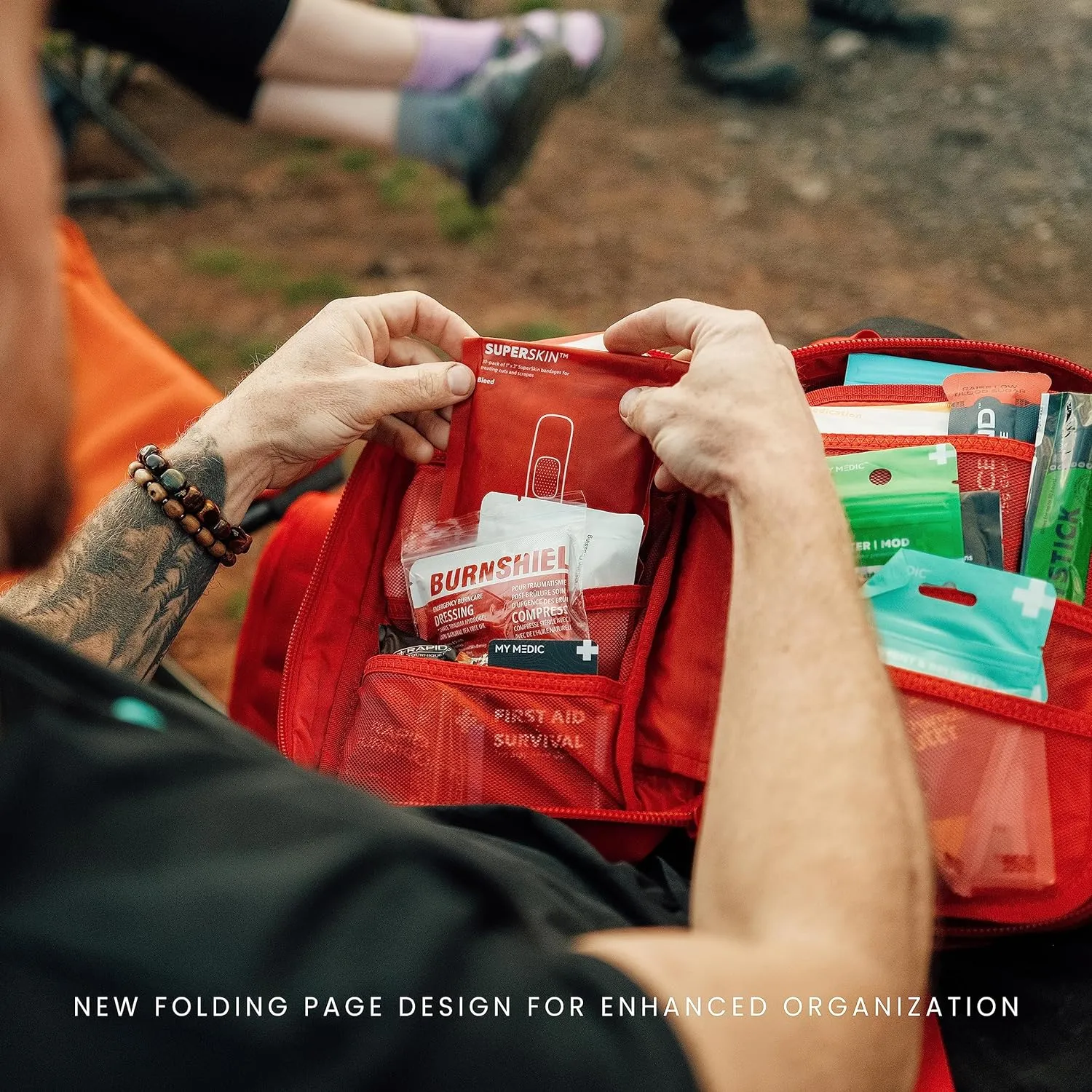 MY MEDIC MyFAK PRO Ifak First Aid Kit - 140 Life Saving Trauma and Medical Items - HSA FSA Eligible Survival Kit for Camping or Your Car - Black