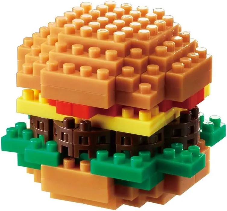 Nanoblock Hamburger Building Kit