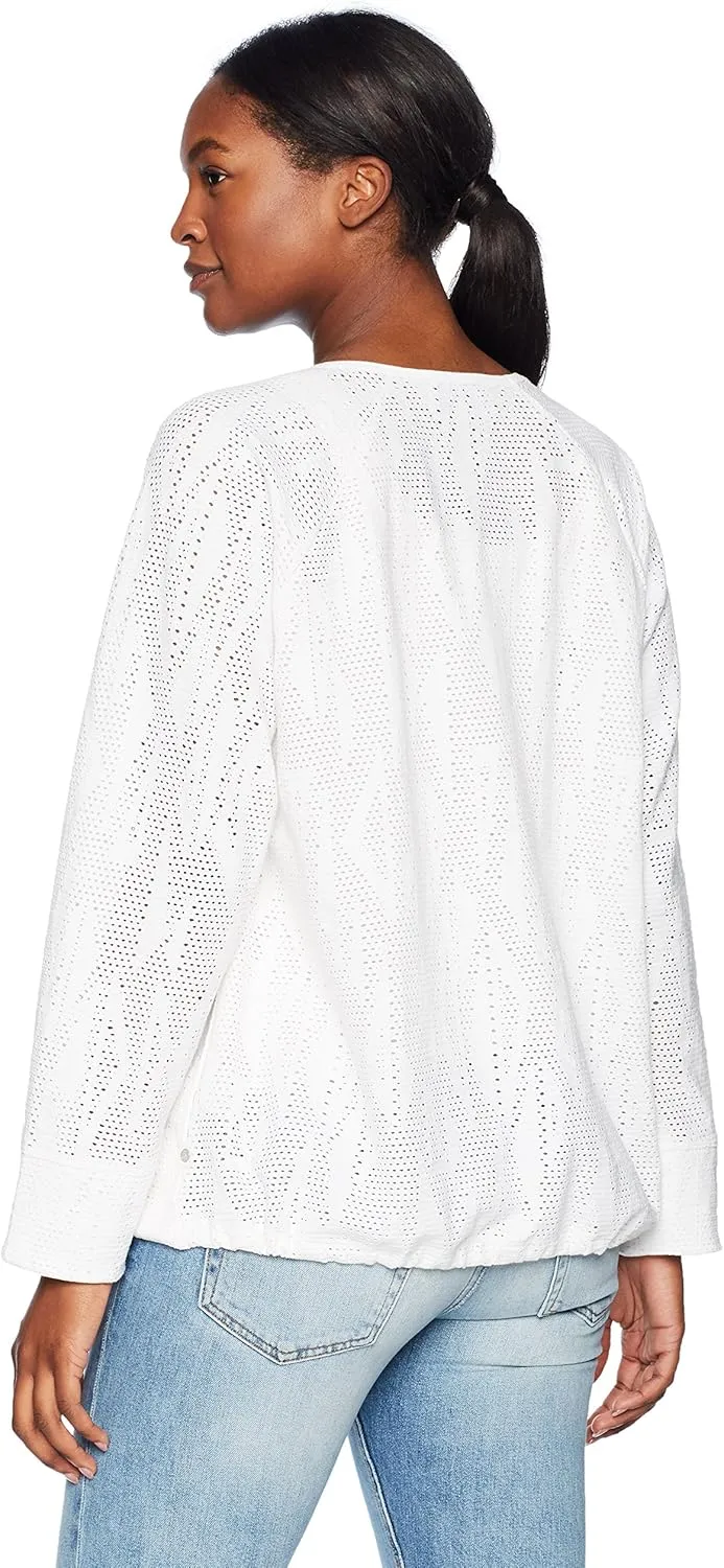 Neon Buddha Women's Everglades Top Sweater, White, Medium