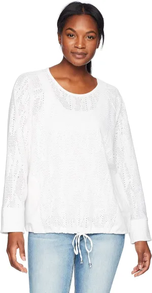 Neon Buddha Women's Everglades Top Sweater, White, Medium