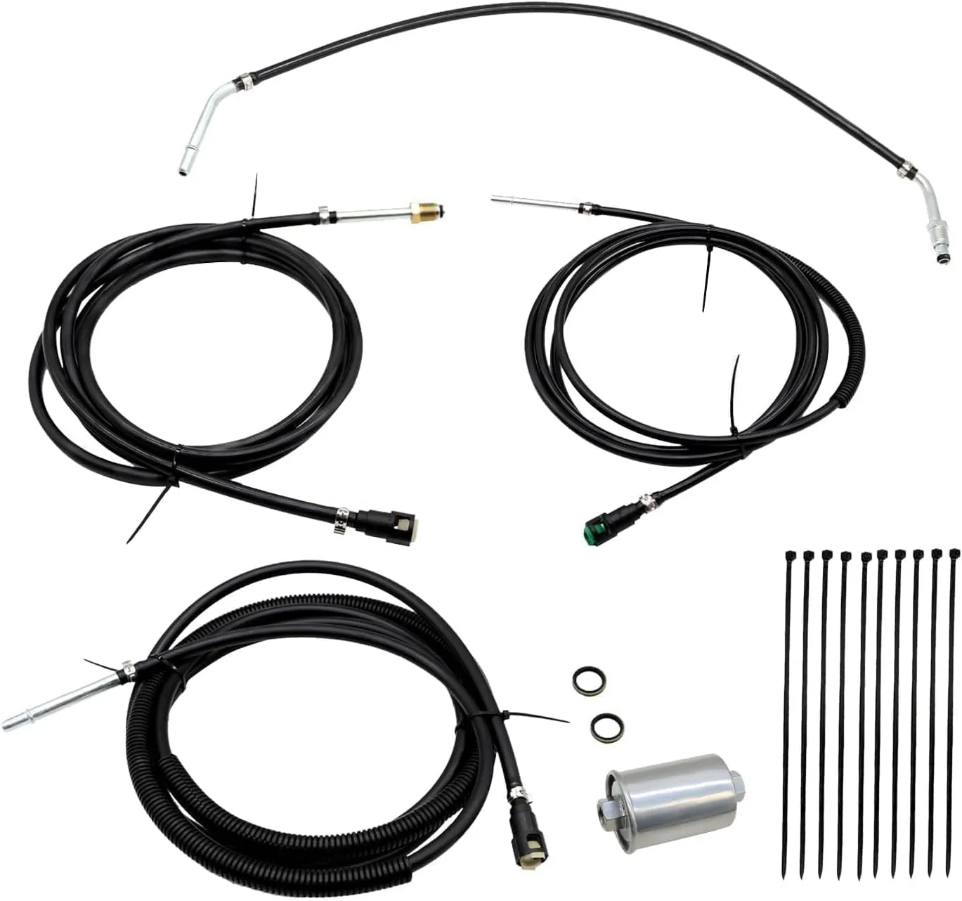 NFR0049 Nylon Fuel Line Kit Compatible with Avalanche Suburban Tahoe 2Wd 4Wd 5.3L 2000-2004