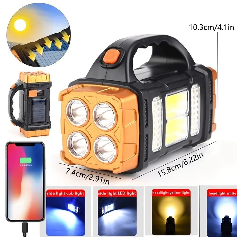 Night Emergency At Waterproof With Solar For Plug-and-play Safety LED COB 1pc Light USB Handle; Charging Camping Outdoor Varied selection Multifunctional