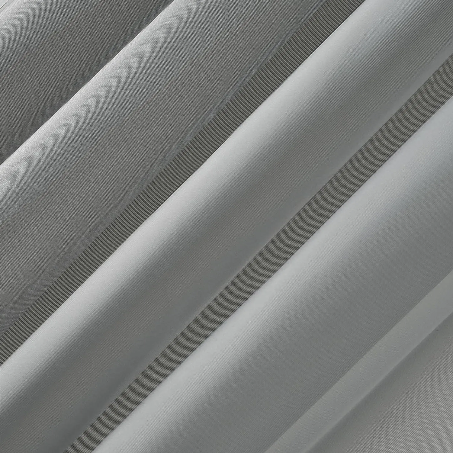 No. 918 53566 Emily Sheer Voile Rod Pocket Curtain Panel, 59" x 54", Charcoal