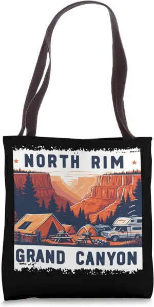 North Rim Grand Canyon Camping Tote Bag