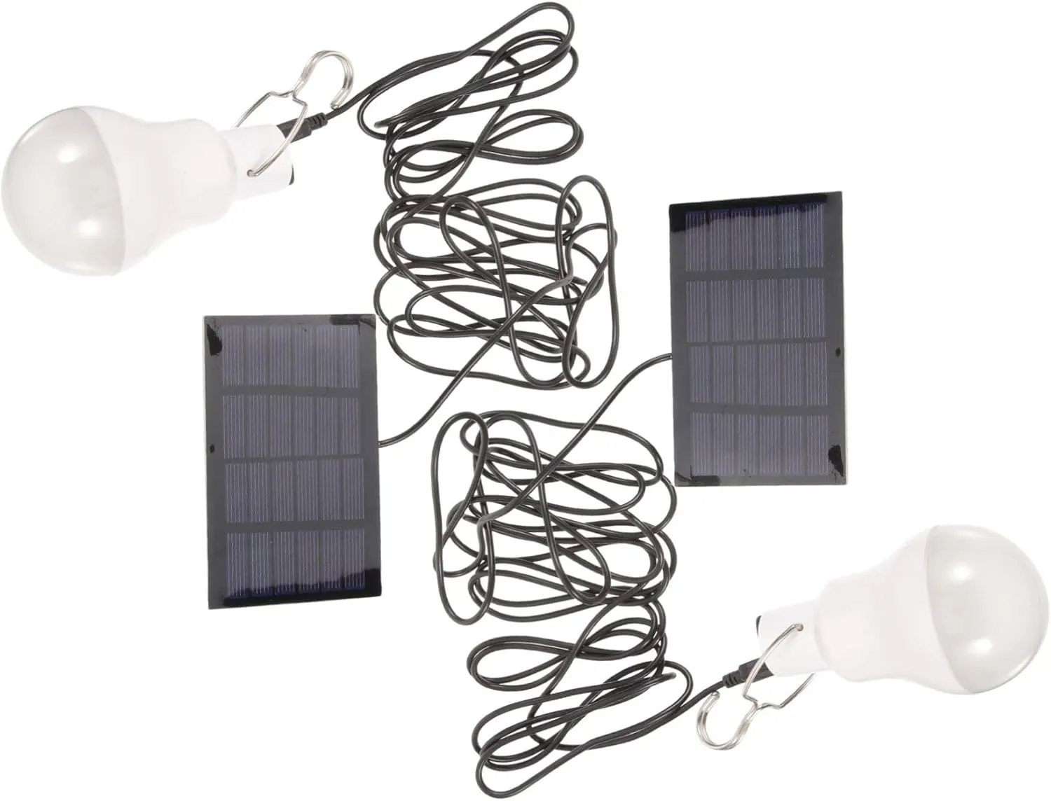 NUOBESTY 2Pcs Solar Powered Camping Lights Indoor Outdoor Rechargeable Lanterns for Home Kitchen Garden and Camping Durable Material with Shade Design for Night Lighting