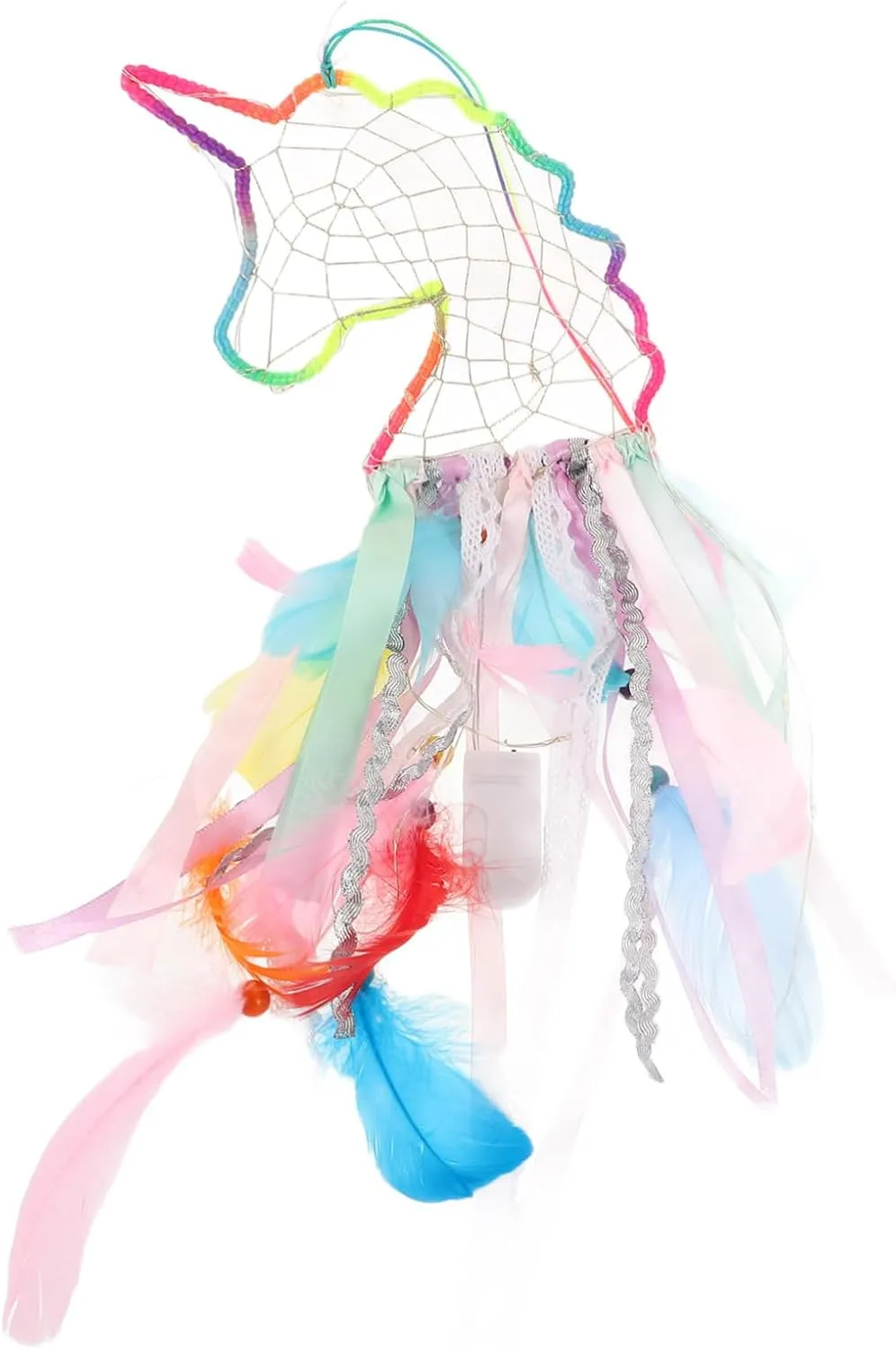 Nursery Unicorn Dream Catcher Night Light Children's Room Hanging Night Lamp Boys and Girls Bedside Ambience Light
