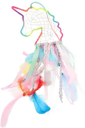 Nursery Unicorn Dream Catcher Night Light Children's Room Hanging Night Lamp Boys and Girls Bedside Ambience Light