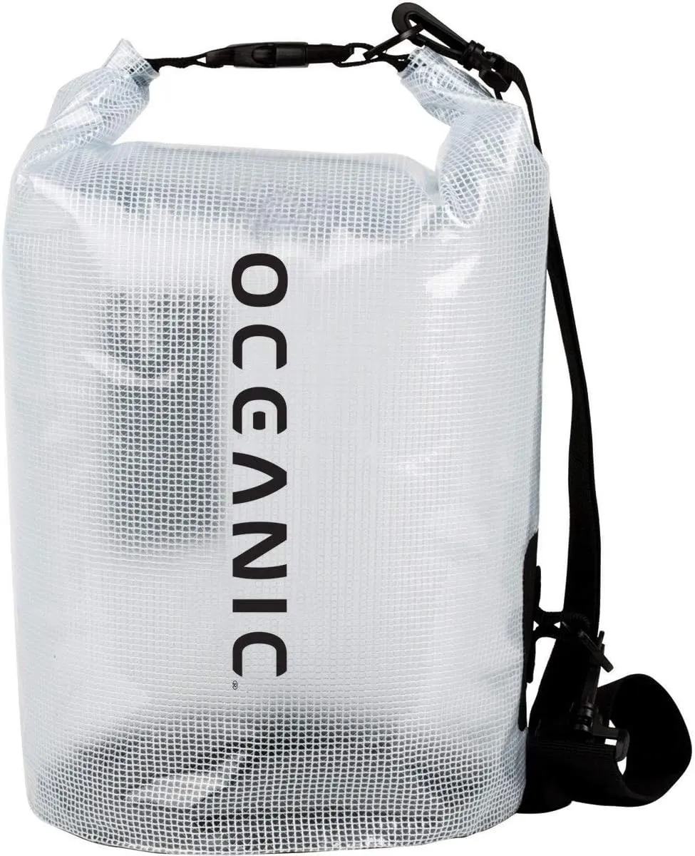 Oceanic Dry Bag-Pvc-Tarpaulin - 9"Wx21.25"H - Clear