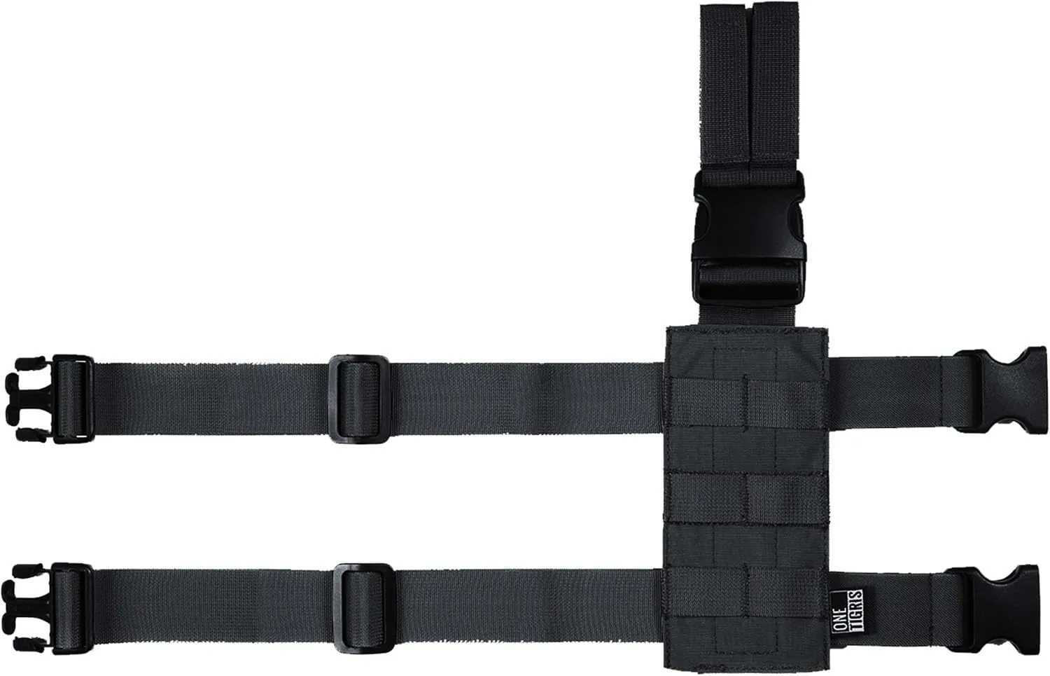 OneTigris Mini Molle Panel for Holster Tactical Drop Leg Platform Minimalist Adjustable Thigh Rig for Holster