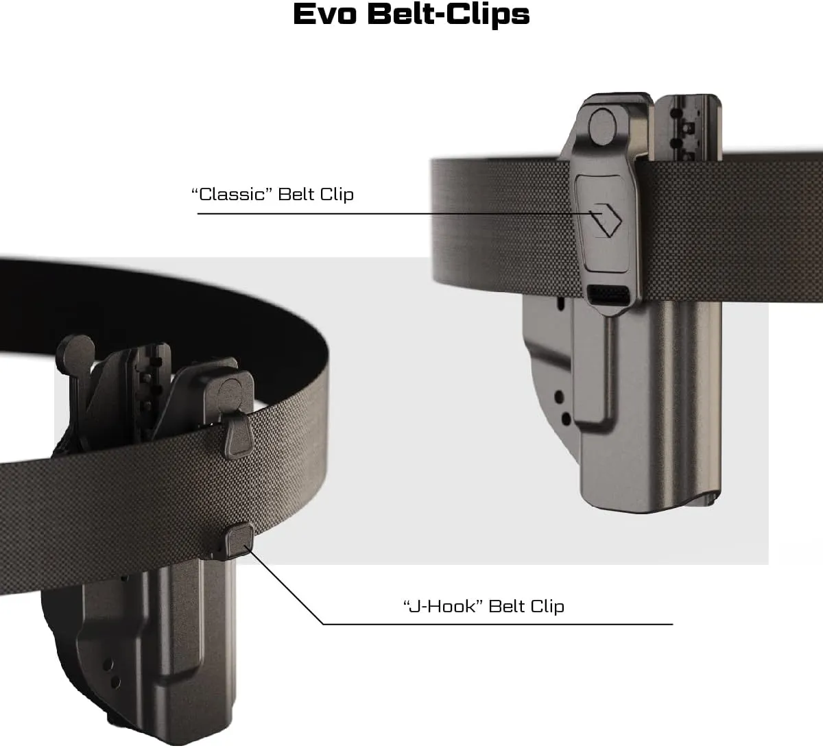 Orpaz EVO X-Macro Holster Compatible with Sig Sauer P365 X-Macro, Dual-Carry Holster - IWB or OWB - Will Secure Your Handgun with Tactical Appearance