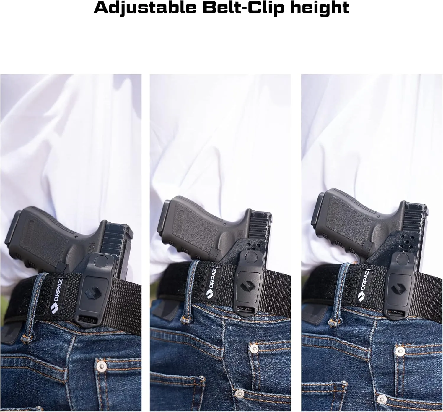 Orpaz EVO X-Macro Holster Compatible with Sig Sauer P365 X-Macro, Dual-Carry Holster - IWB or OWB - Will Secure Your Handgun with Tactical Appearance