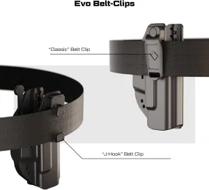 Orpaz EVO X-Macro Holster Compatible with Sig Sauer P365 X-Macro, Dual-Carry Holster - IWB or OWB - Will Secure Your Handgun with Tactical Appearance